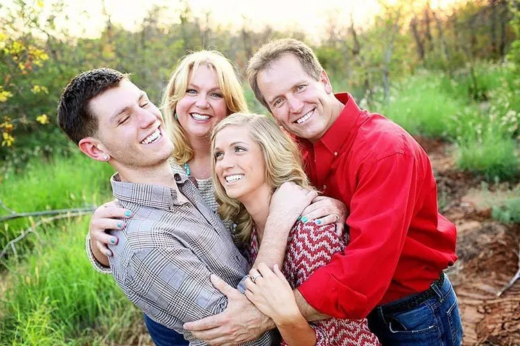 Dr Grimes and family