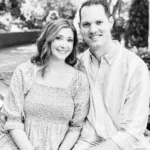 Black and white photo of Dr. Lewis with his wife