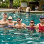 Grimes Dentistry staff at the pool