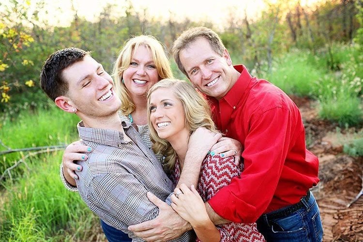 Dr Grimes and family
