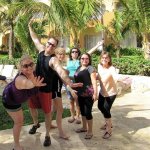 Dr. Grimes and staff on vacation