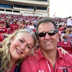 Dr. Grimes at Texas Tech with his wife