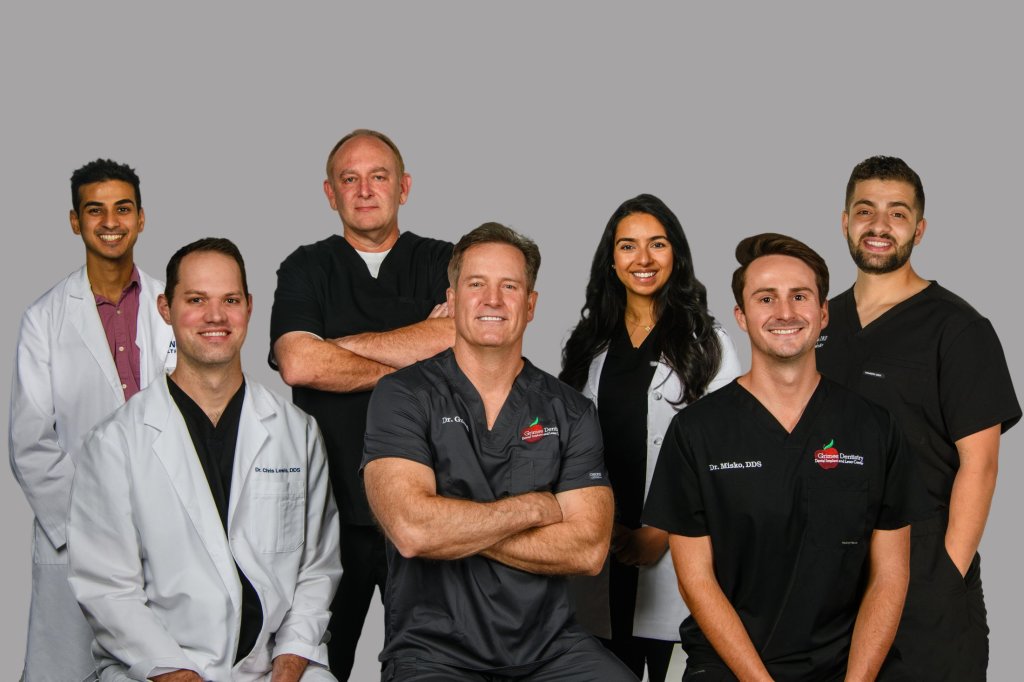 Photo of the doctors and staff of Grimes Dentistry